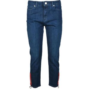 Love Moschino, Dames, Jeans, Blauw, Maat: W30 Katoen,