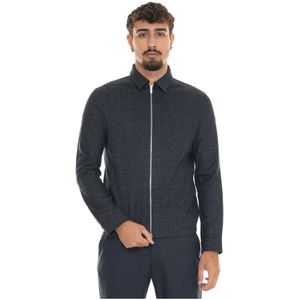 Marco Pescarolo, Heren, Sweatshirts & Hoodies, Blauw, Maat: 2XL Zijde,