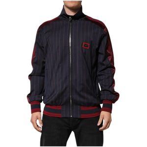 Dolce & Gabbana, Heren, Jassen, Blauw, Maat: L Wol,