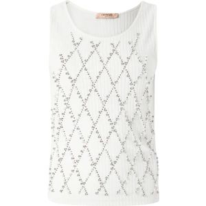 Twinset - Mouwloze Top - Wit - Dames