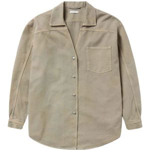 1989 Studio, Heren, Overhemden, Bruin, Maat: M Denim,