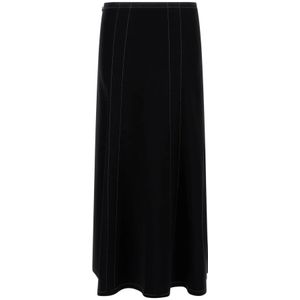 Stella McCartney, Dames, Rokken, Zwart, Maat: S Viscose,
