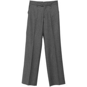 Berwick, Dames, Broeken, Grijs, Maat: L Wol,