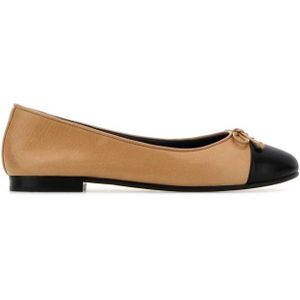 Tory Burch, Dames, Schoenen, Beige, Maat: 40 EU Leer,