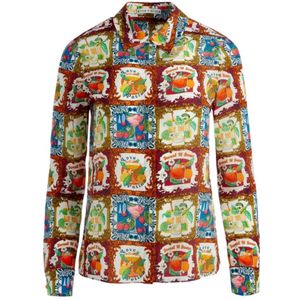 Alice + Olivia, Dames, Blouses & Shirts, Veelkleurig, Maat: M Zijde,