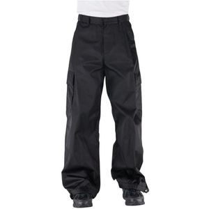 Off White, Heren, Broeken, Zwart, Maat: L