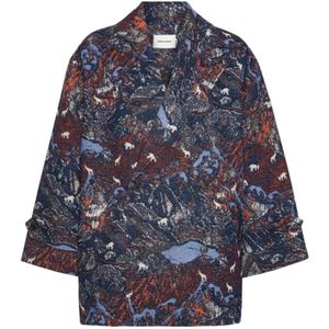 Henrik Vibskov, Dames, Mantels, Veelkleurig, Maat: XS Wol,