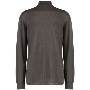 Rick Owens, Heren, Truien, Grijs, Maat: M Katoen,