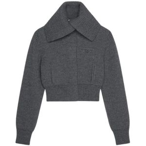 Givenchy, Dames, Truien, Grijs, Maat: M Wol,