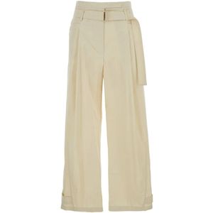 LOW Classic, Dames, Broeken, Beige, Maat: S Katoen,