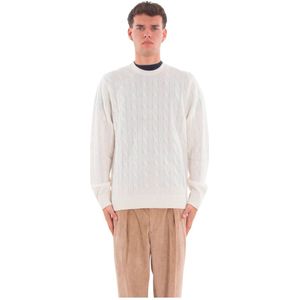 MC2 Saint Barth, Heren, Truien, Wit, Maat: XL Wol,