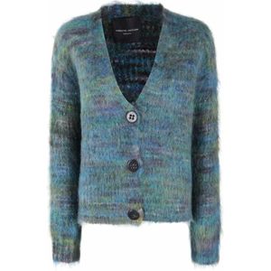 Roberto Collina, Dames, Truien, Veelkleurig, Maat: S