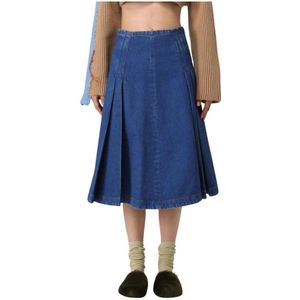 Marni, Dames, Rokken, Blauw, Maat: S