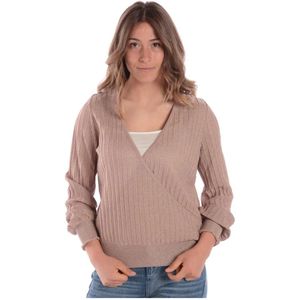 Liu Jo, Dames, Truien, Roze, Maat: S Viscose,