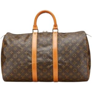 Louis Vuitton Vintage, Dames, Pre-owned, Bruin, Maat: ONE Size Leer,