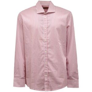 Daniele Alessandrini, Heren, Overhemden, Roze, Maat: 2XL