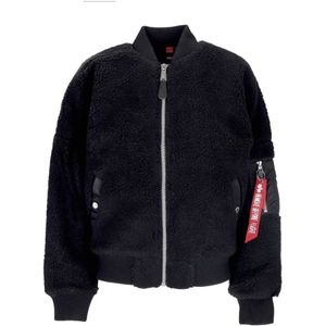 Alpha Industries - Sherpa Teddy Jas - Zwart - Heren - Polyester
