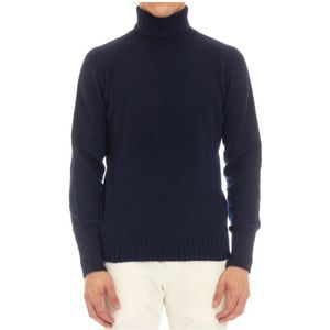 Drumohr, Heren, Truien, Blauw, Maat: M Wol,
