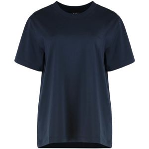 A.p.c., Dames, Tops, Blauw, Maat: XS Katoen,