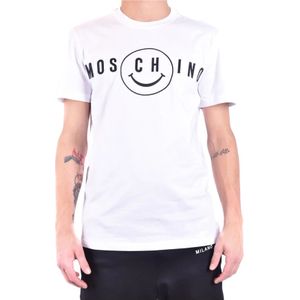 Moschino, Heren, Tops, Wit, Maat: XL Katoen,