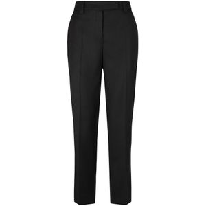 Prada, Dames, Broeken, Grijs, Maat: S Wol,