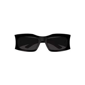 Balenciaga Dames vierkante acetaat zonnebril in zwart , Black , Dames , Maat: 58 MM