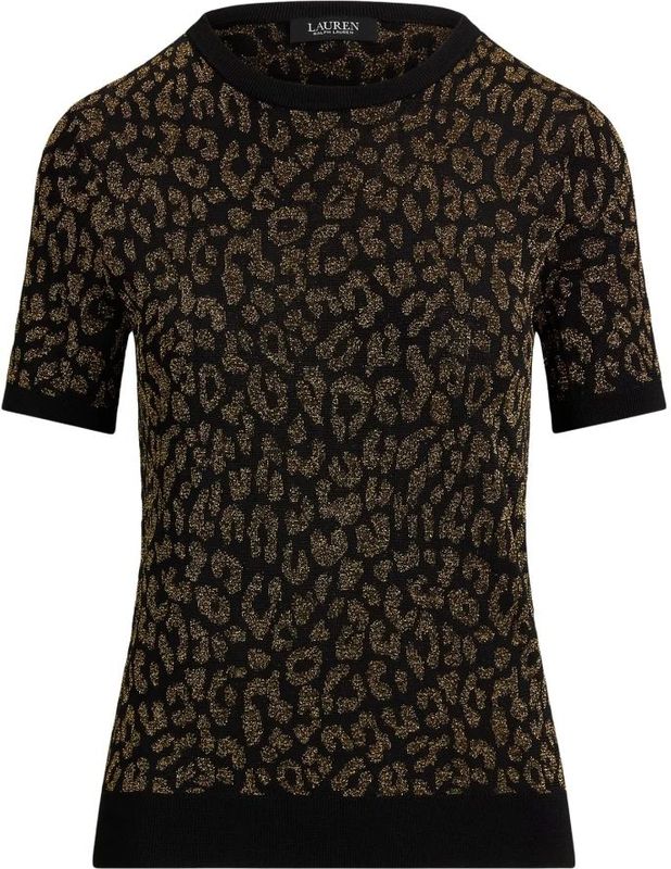 Lauren Ralph Lauren - EYELAH - Trui - Goud/Zwart - Dierenprint