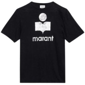 Marant étoile, Dames, Tops, Zwart, Maat: S Linnen,