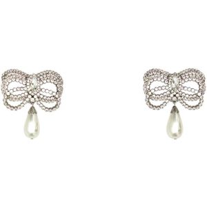 Alessandra Rich, Dames, Accessoires, Grijs, Maat: ONE Size