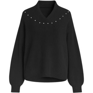 Twinset, Dames, Truien, Zwart, Maat: L Wol,