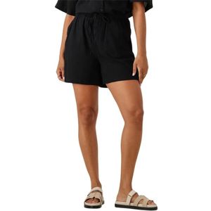 Selected Femme - Slfluisa MW String Shorts - Zwart - Korte Broek