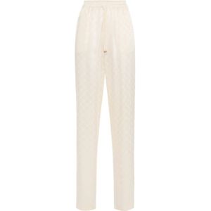 Elisabetta Franchi, Dames, Broeken, Geel, Maat: L