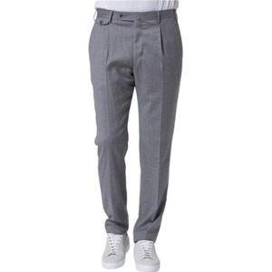 PT Torino, Heren, Broeken, Grijs, Maat: 4XS Leer,