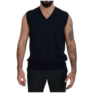 Paolo Pecora, Heren, Truien, Zwart, Maat: 6XL Katoen,