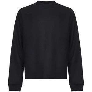 Jil Sander, Heren, Sweatshirts & Hoodies, Zwart, Maat: L Wol,