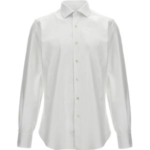 Barba, Heren, Overhemden, Wit, Maat: 5XL Katoen,
