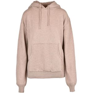 Maison Margiela, Dames, Sweatshirts & Hoodies, Bruin, Maat: S Wol,