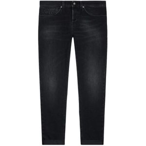 Dondup, Heren, Jeans, Zwart, Maat: W30 Katoen,