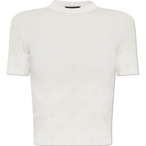 Balenciaga, Dames, Tops, Beige, Maat: M Wol,