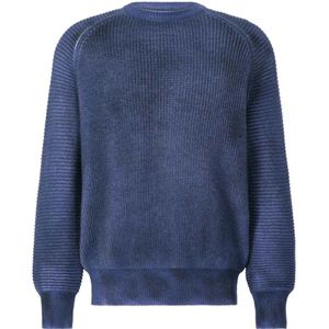 Avant Toi, Heren, Truien, Blauw, Maat: L Wol,