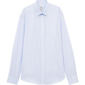 Ines de la Fressange Paris, Heren, Overhemden, Blauw, Maat: M Katoen,