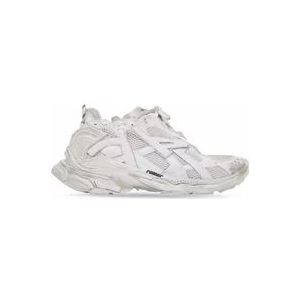 Balenciaga Witte Runner Lage Sneakers , White , Dames , Maat: 39 EU