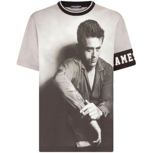 Dolce & Gabbana, Heren, Tops, Veelkleurig, Maat: L Katoen,