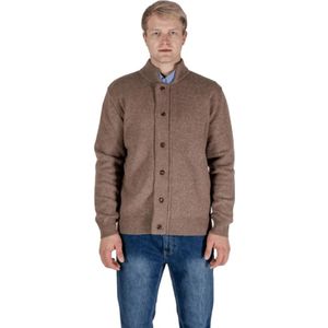 Aquascutum, Heren, Truien, Bruin, Maat: L Wol,