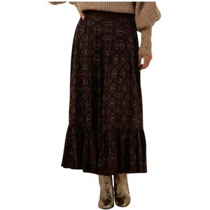 Idano, Dames, Rokken, Bruin, Maat: XS