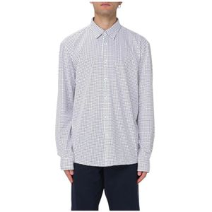 Hugo, Heren, Overhemden, Blauw, Maat: L Katoen,