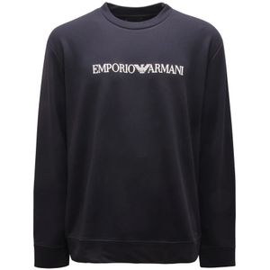 Armani, Heren, Sweatshirts & Hoodies, Blauw, Maat: 2XL