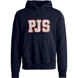 Parajumpers, Heren, Sweatshirts & Hoodies, Blauw, Maat: L Katoen,