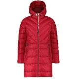 Betty Barclay - Gewatteerde Jas met Capuchon - Rood - Dames - 4XL