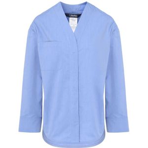 Max Mara, Dames, Blouses & Shirts, Blauw, Maat: M Katoen,